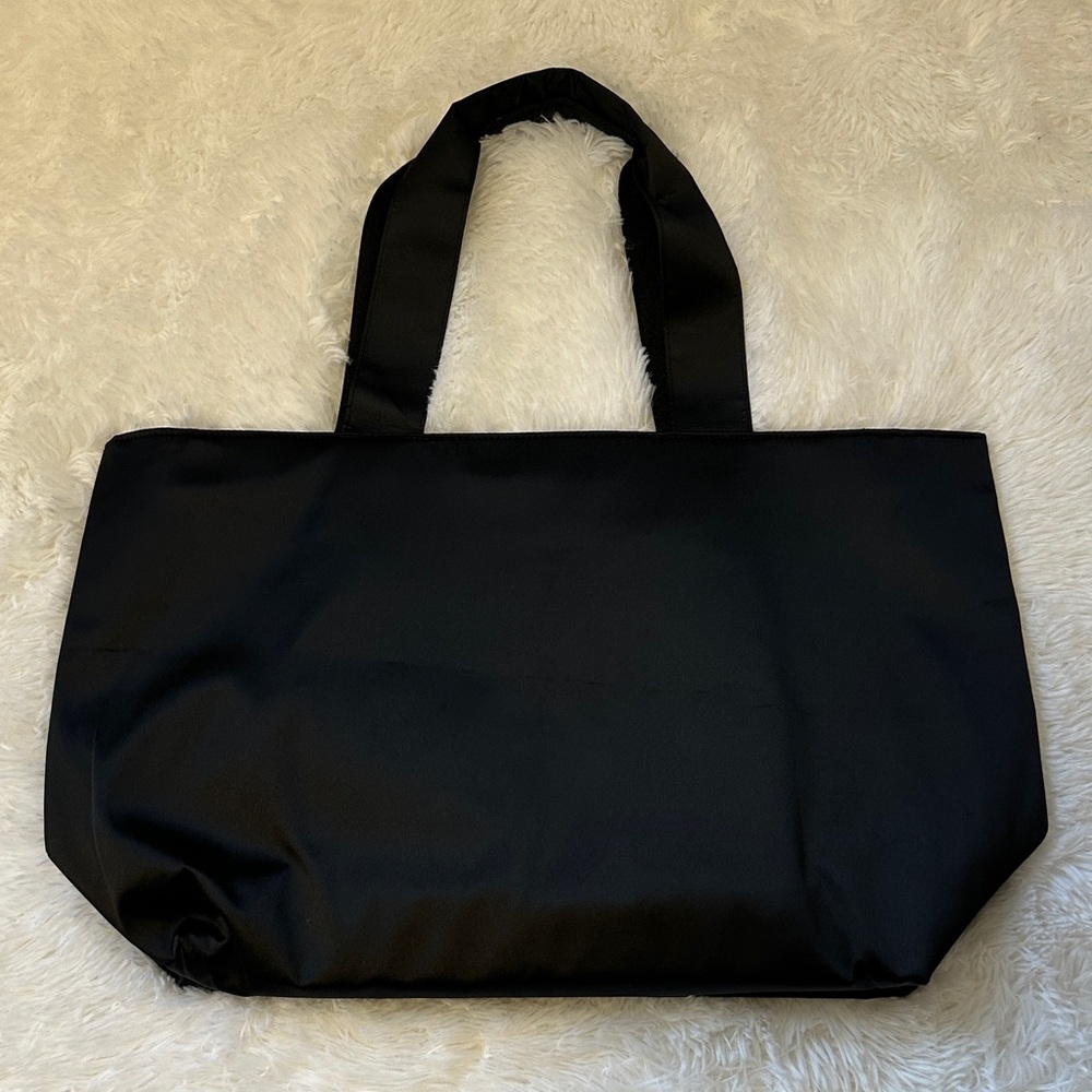 Victoria's Secret Black Tote with Silver Accents - Picture 2 of 5